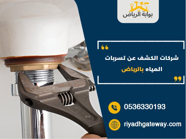 شركات الكشف عن تسربات المياه بالرياض