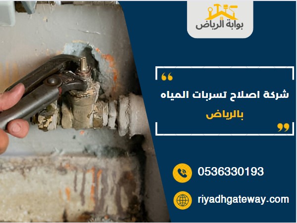 شركة اصلاح تسربات المياه بالرياض
