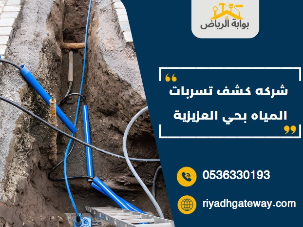 شركه كشف تسربات المياه بحي العزيزية