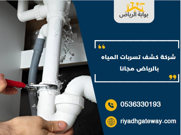 كشف تسربات المياه بالرياض مجانا