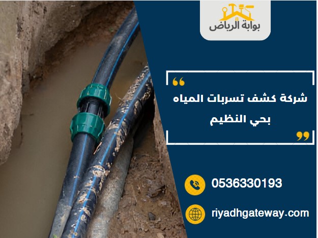 شركة كشف تسربات المياه بحي النظيم