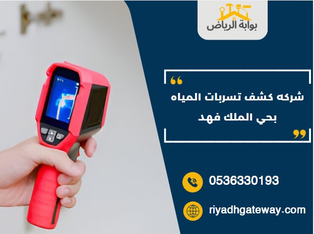 شركه كشف تسربات المياه بحي الملك فهد