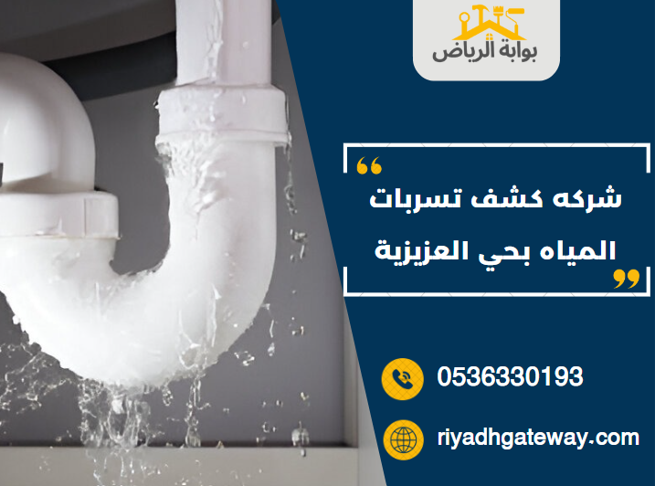 شركه كشف تسربات المياه بحي العزيزية
